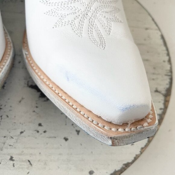 Lane MEGAN MORONEY Cowboy Boots Smokeshow Womens 10 White Western Cowgirl Tall - Picture 9 of 15